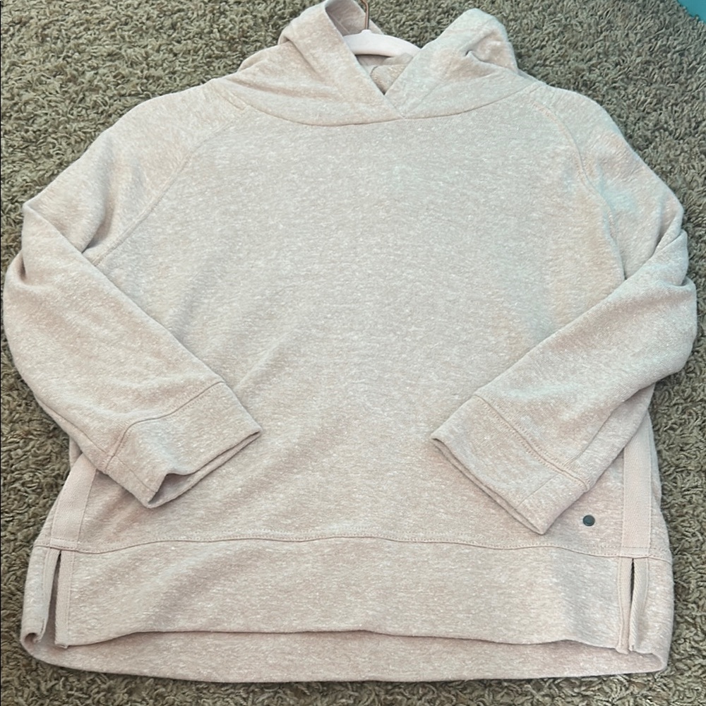 Light Pink Hooded Sweatshirt